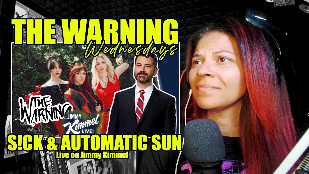 The Warning Live on Jimmy Kimmel - S!CK & Automatic Sun | Reaction