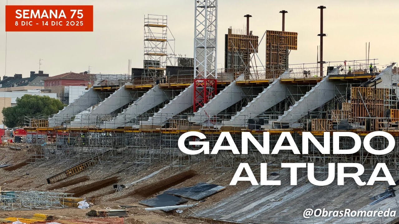 Obras Romareda - Semana 75