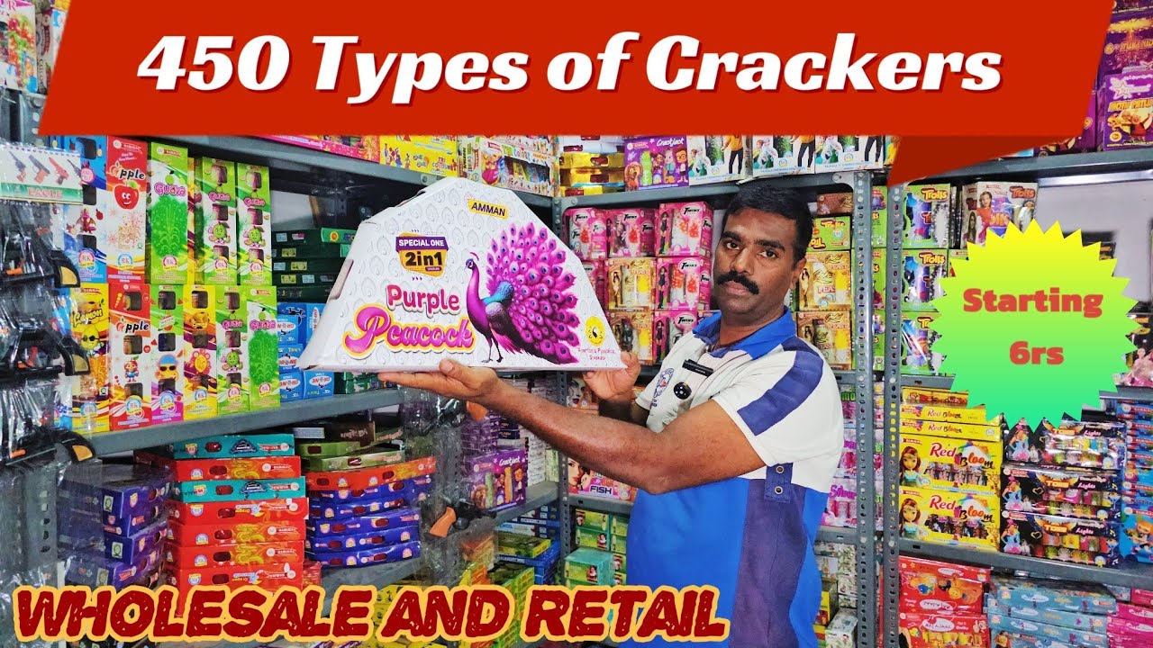 2025 Crackers Sale | 450 வகையான பட்டாசுகள் | Wholesale and Retail | Sivakasi @Thetrendingchennai 