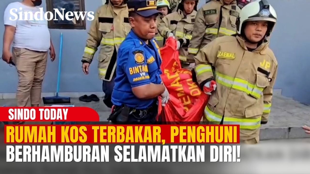 Rumah Kos Terbakar, Penghuni Berhamburan Selamatkan Diri! Satu Orang Tewas | Sindo Today | 15/04