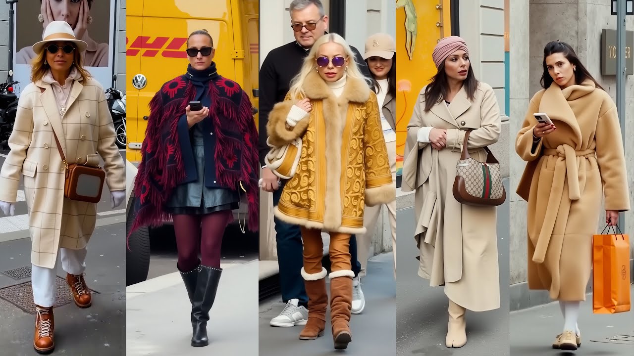 T 2 °C Milan Street Fashion December 2025 🇮🇹 Italian Luxury Outfits Looks | New Shopping Trends❄️