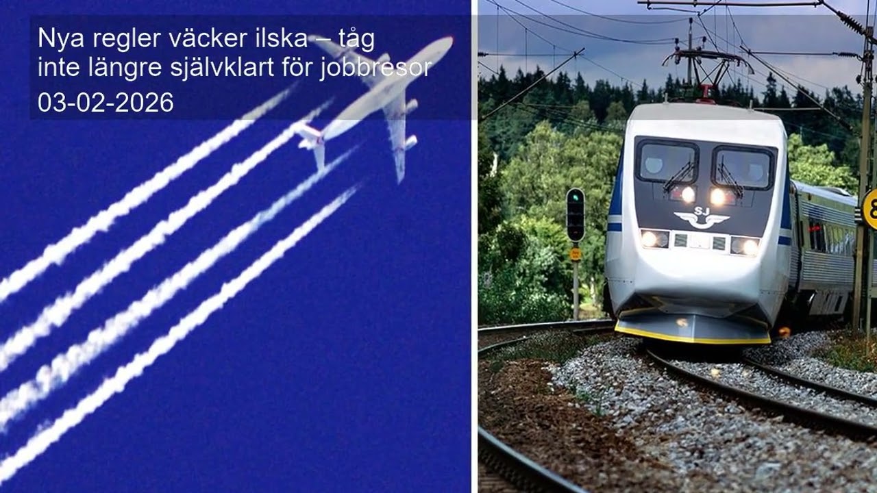 Nya regler väcker ilska – tåg inte längre självklart för jobbresor