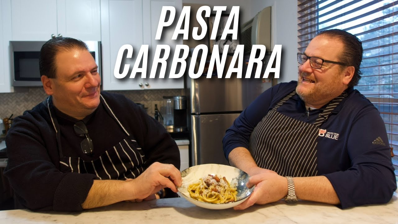 MAKE PASTA CARBONARA AT HOME | Brothers Cucina