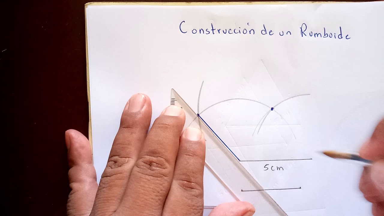 Construcción de Romboide con compás