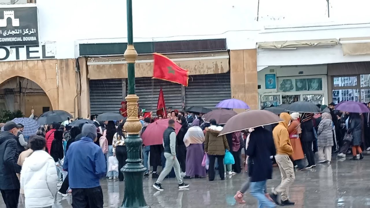  مباشره من الرباط الجماهير التونسيه والجزائريه لفرحان بزاف