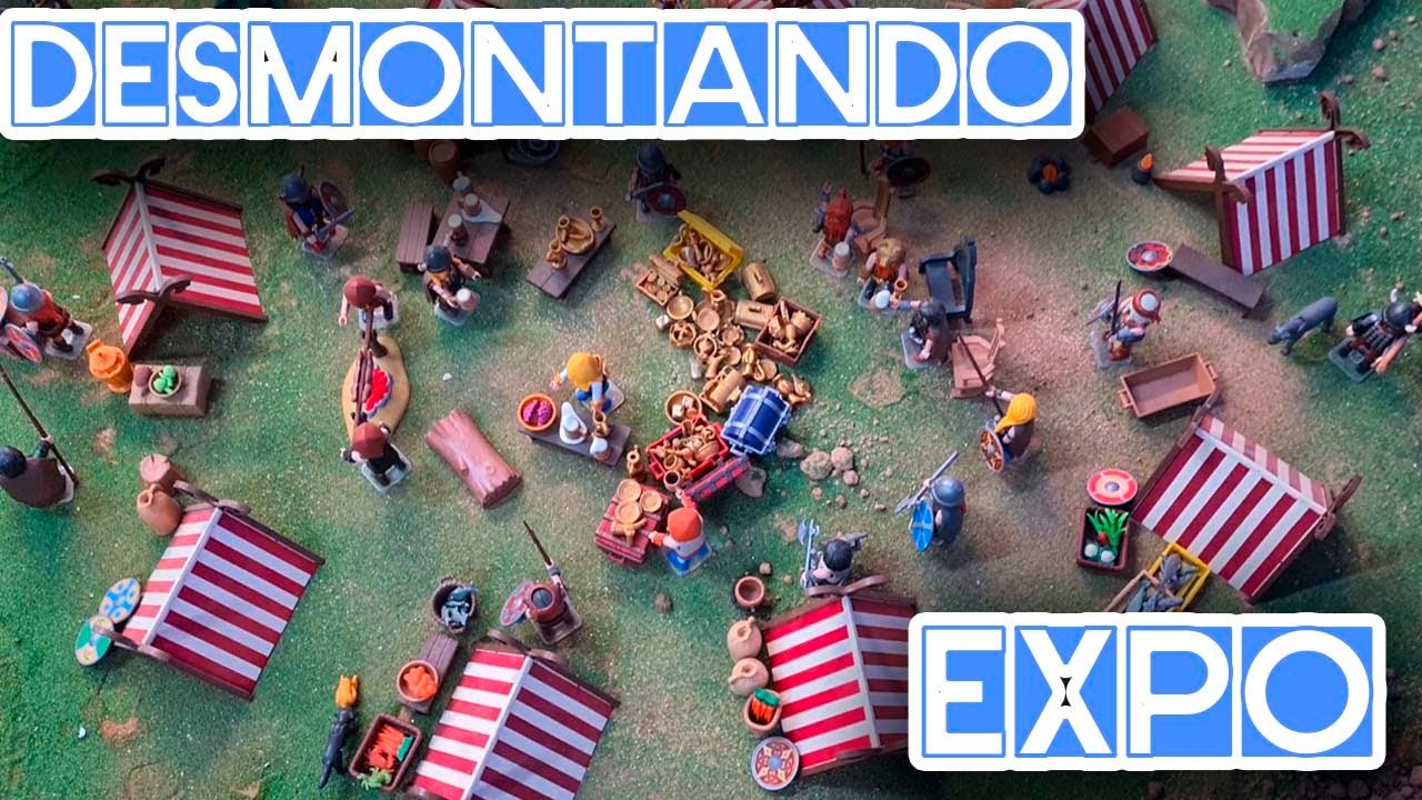 🛠DESMONTANDO🛠 EXPOSICIÓN PLAYMOBIL💙CARYPE💙DIORAMAS