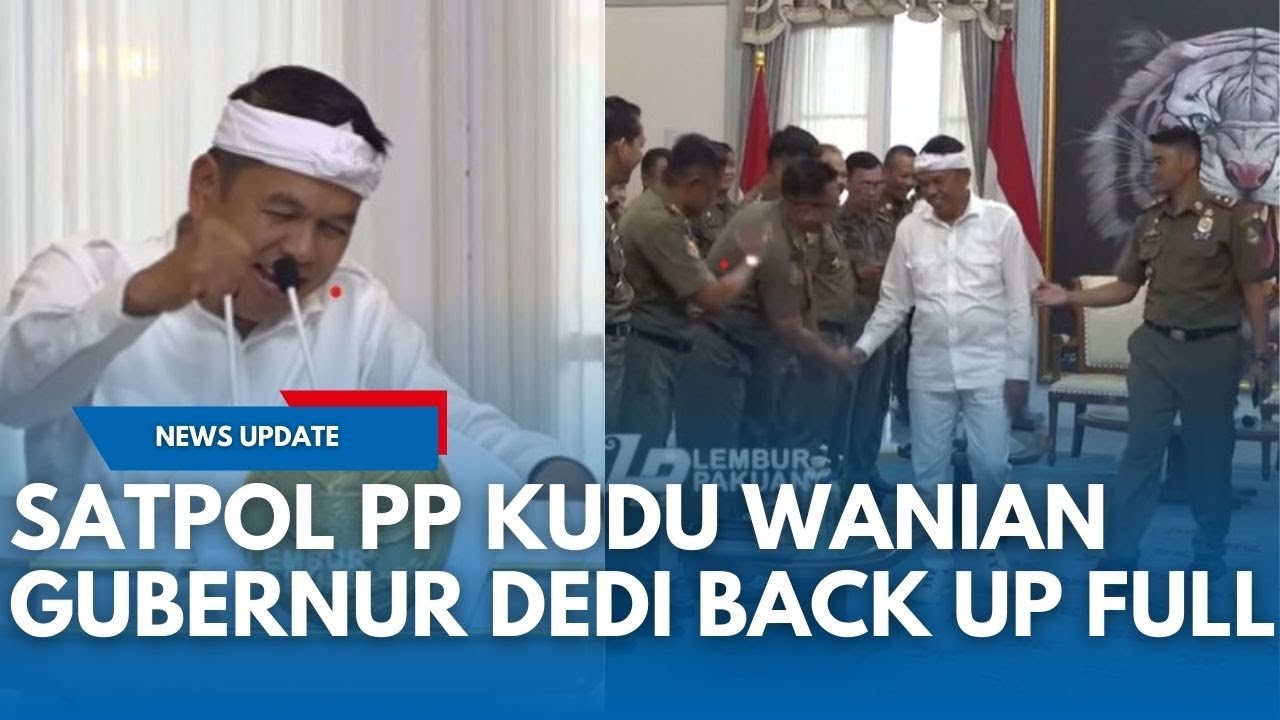 KANG DEDI BAKAR SEMANGAT SATPOL PP KUDU WANIAN! Siapkan 40 Satpol Jadi Pengawal & Dana Operasional