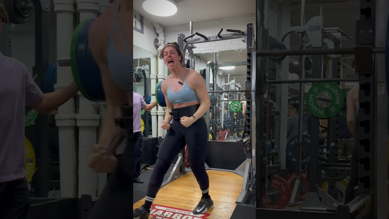 She Squated 375kg For $10,000😱 ‼️#challenge #gym #rizz