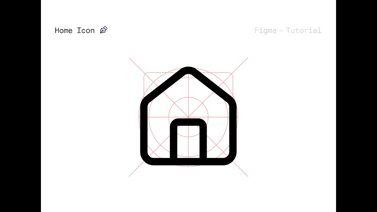 How to Draw Home Icon in Figma | Hugeicons
