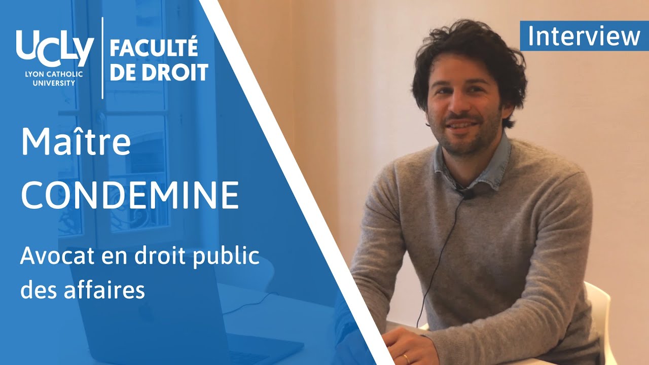 Métiers du Droit | Avocat en droit public des affaires | Victor Condemine