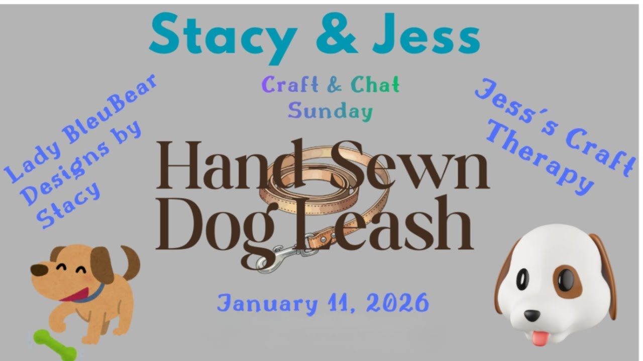 Scrappy Fabric Sewn Dog Leash