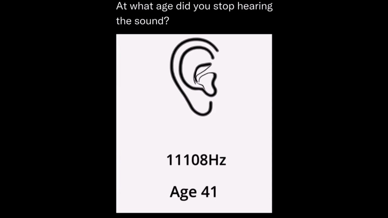 What age did you stop hearing? Let us know in the comments.🤘