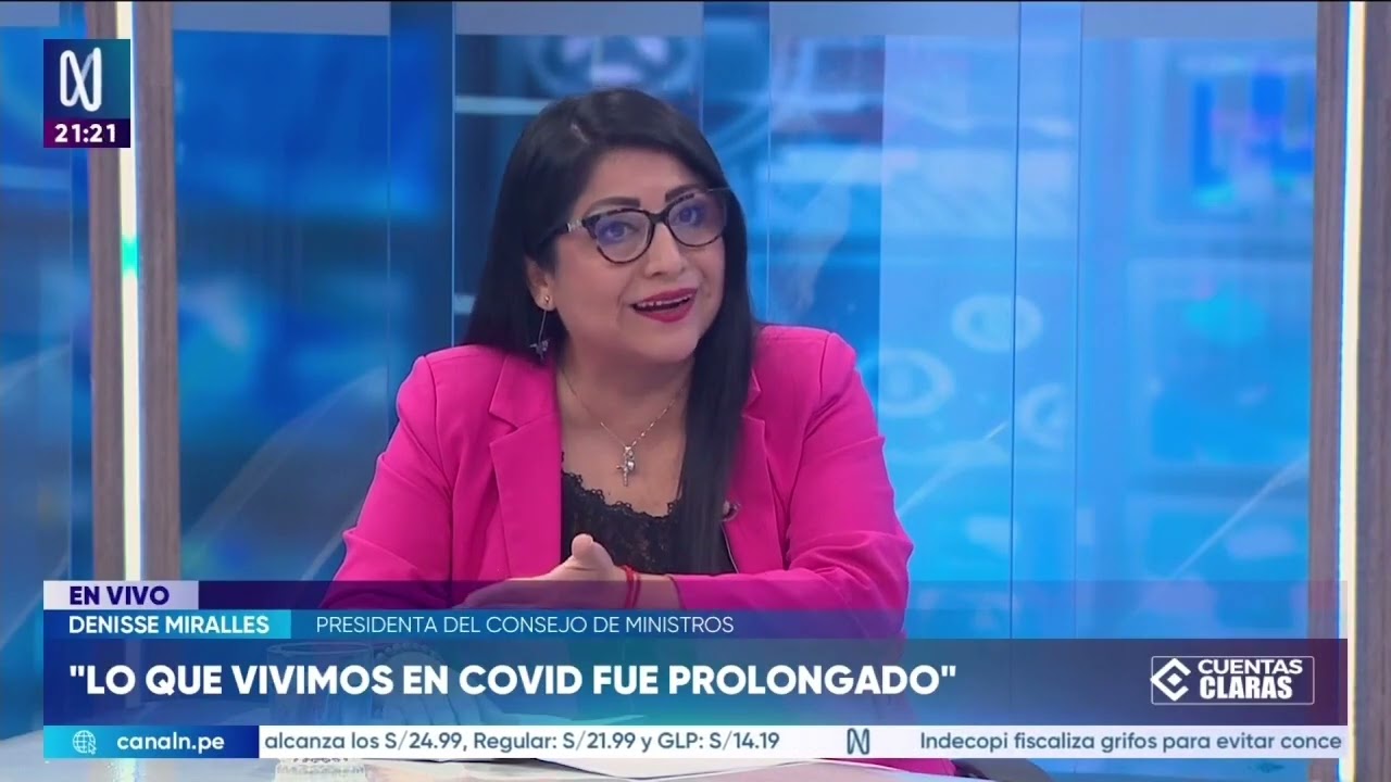 #Entrevista | La presidenta del Consejo de Ministros, Denisse Miralles, estuvo en Cuentas Claras