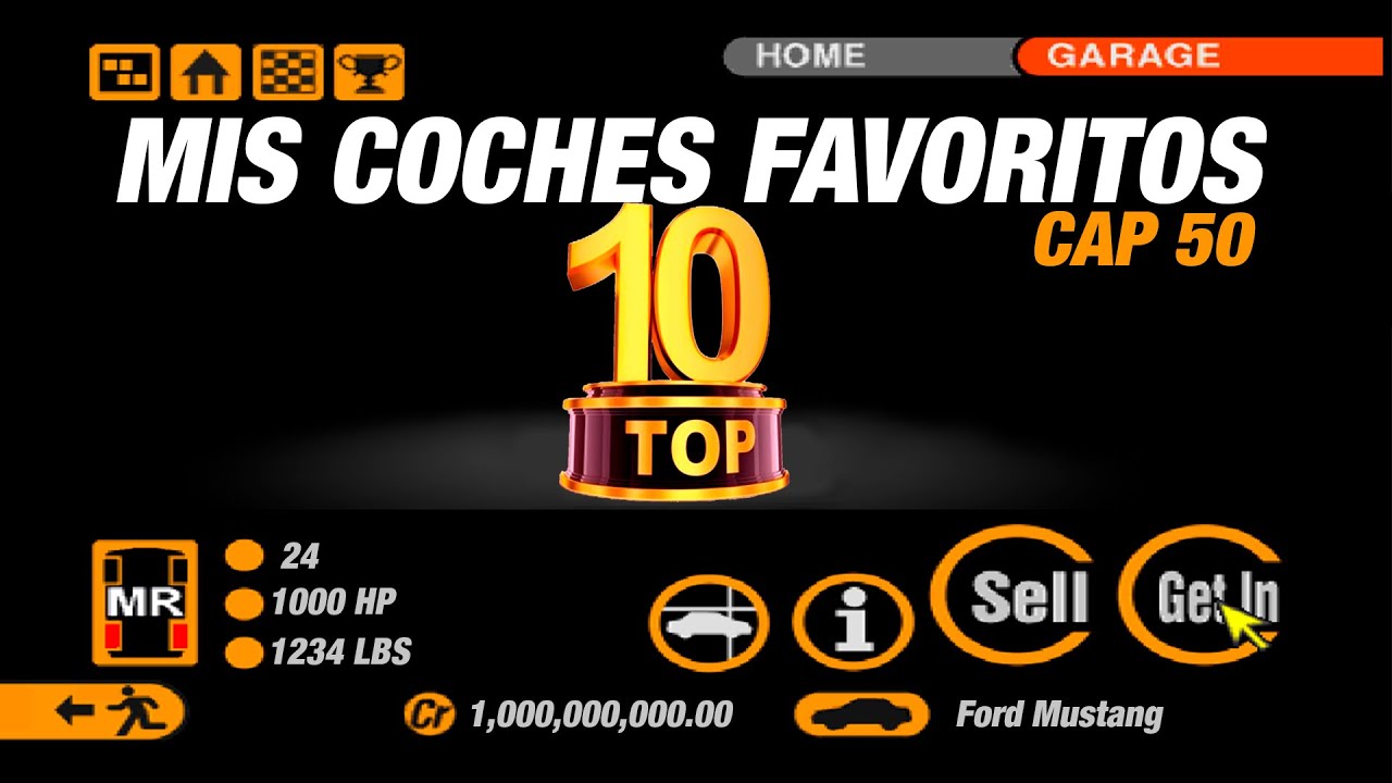 TOP 10 MEJORES AUTOS/GRAN TURISMO 2 PS ONE 4K CAP 50