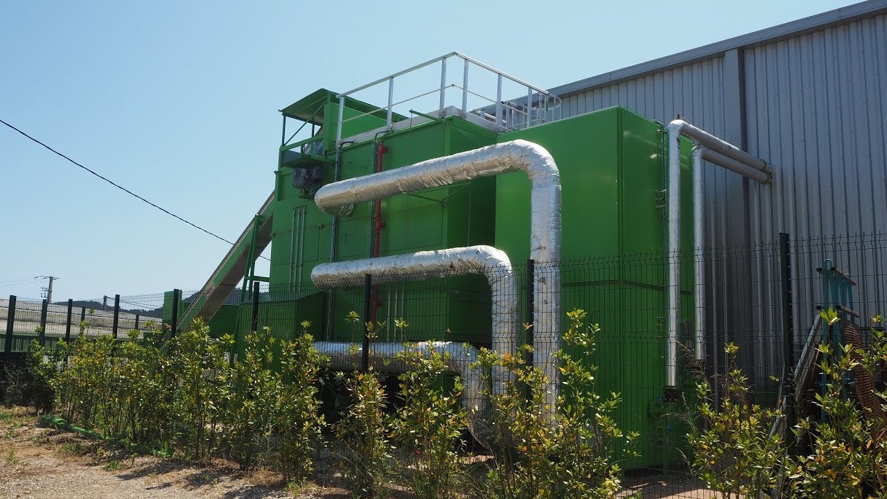 Présentation du sécheur universel continu - Plaquettes, algues, produits agricoles, déchets verts