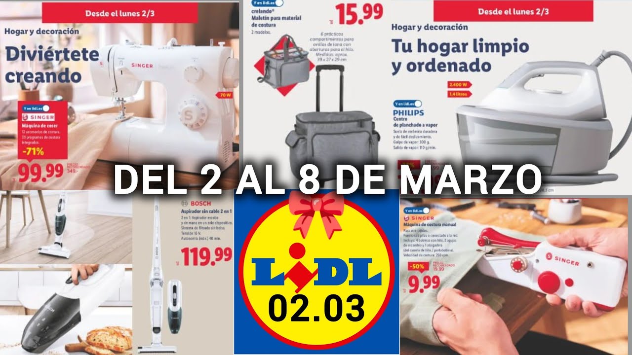 ✨ LIDL llegadas de Esta Semana Promoci&oacute;n 02.03 - 08.03 ✨ Folleto Textil Bazar Cocina #lidlespa&ntilde;a