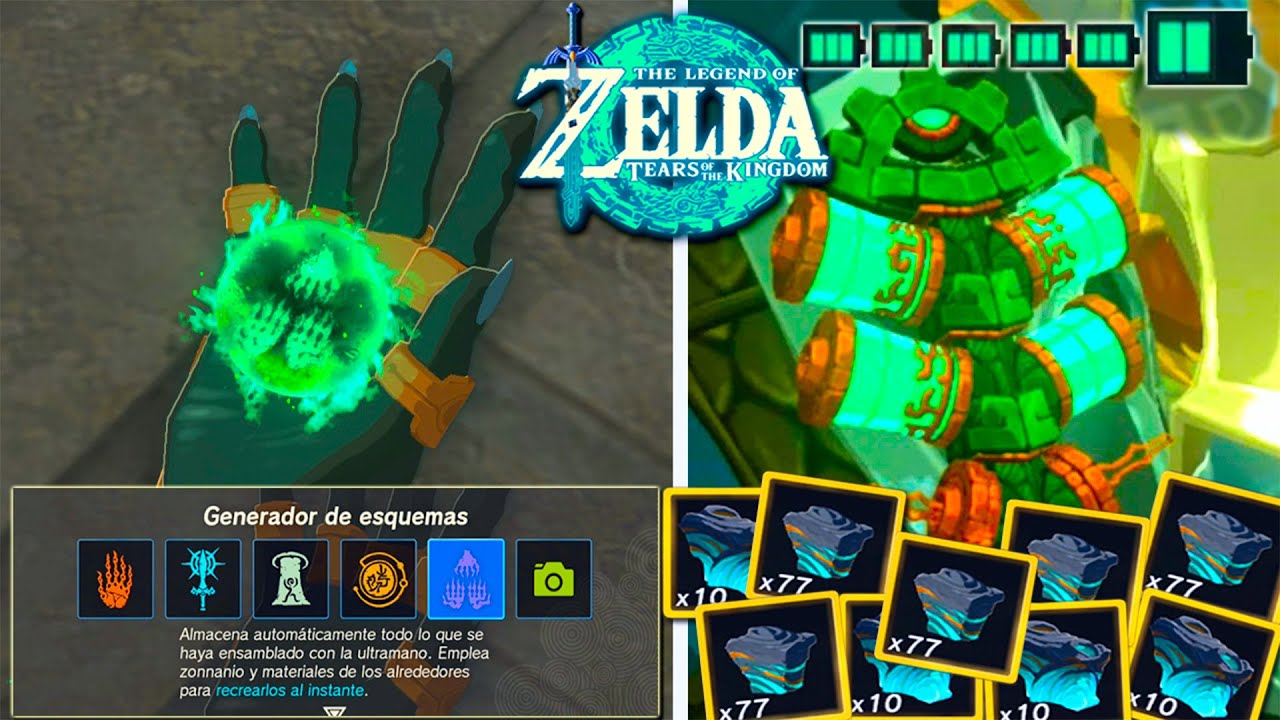 Como Conseguir la Habilidad Autoconstrucción y Aumentar la Batería - Zelda: Tears of the Kingdom