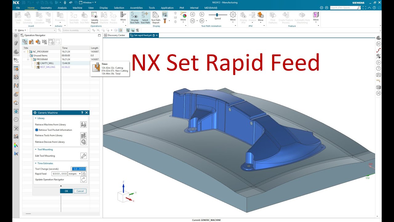 NX CAM Set Raid Feed