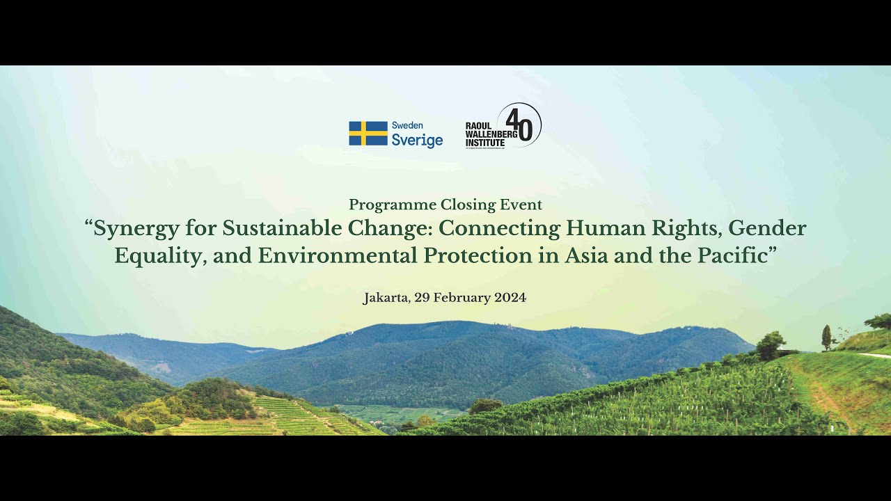 Evolution of Discourse on Human Rights and Environment in Asia Pacific
