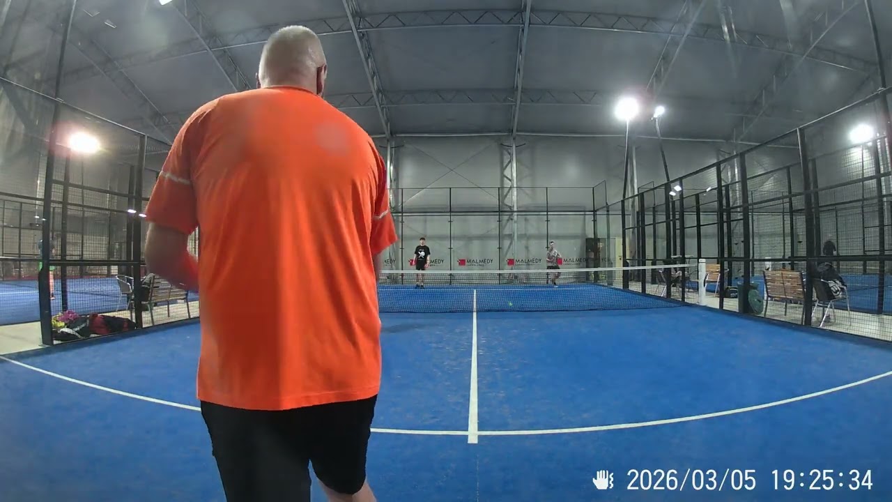 Padel, Match entraînement (Daryl&JM-Ludo&Jonas) 2/6 - 2/6, Malmedy 7/03/2026, 2 de 4