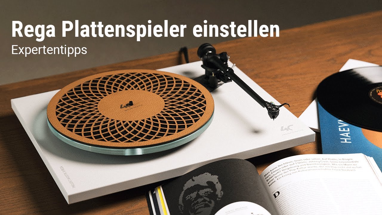 Rega Plattenspieler richtig einstellen | So einfach geht’s