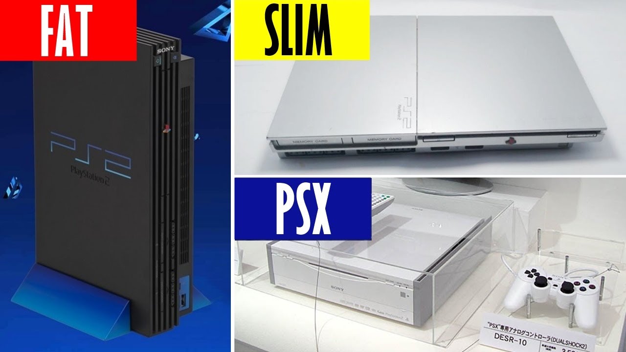AS DIFERENÇAS DO PLAYSTATION 2 (Todos os Modelos)
