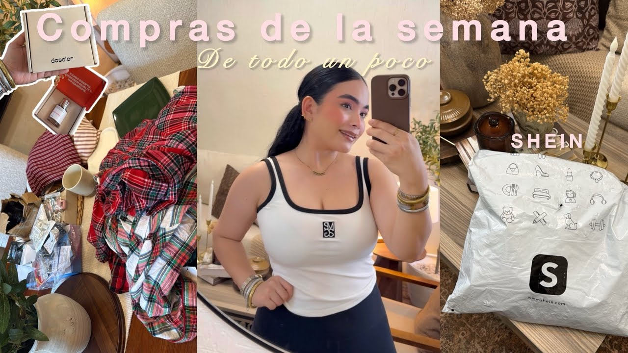 Mis compras de la semana😍🎀🫰🏻*tianguiss,hogarr,pijamas y shein*💌 