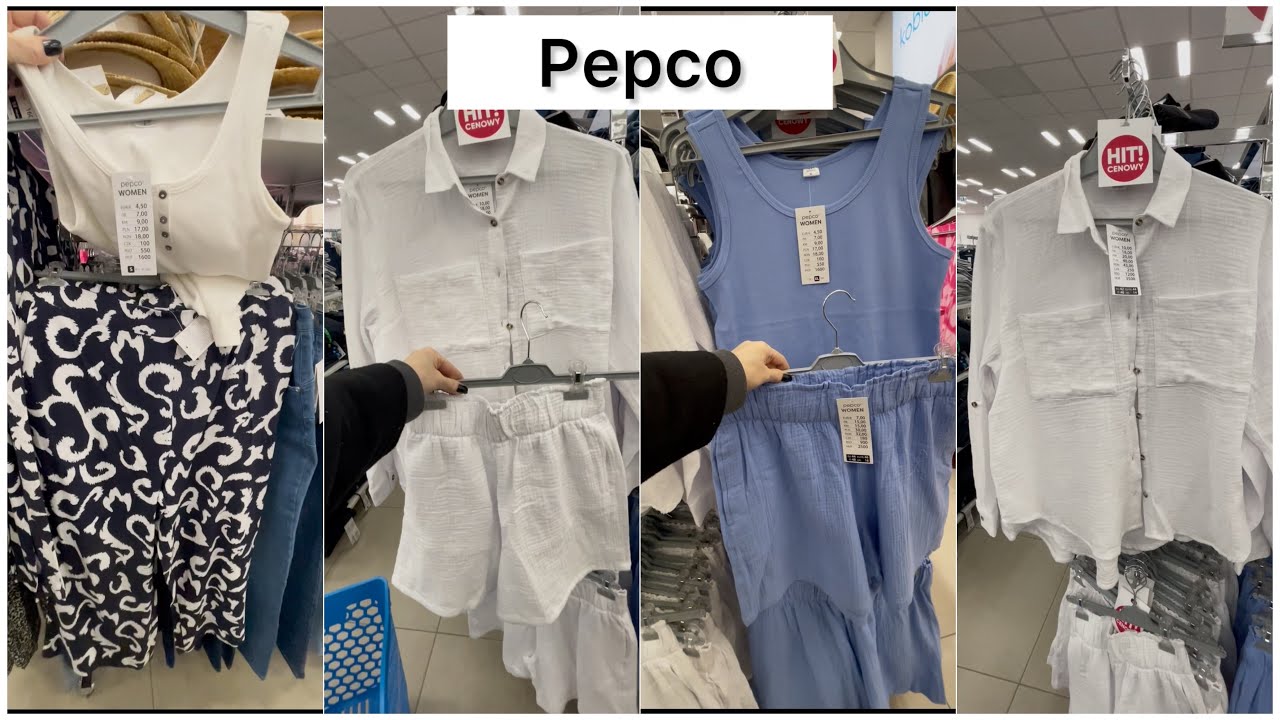 PEPCO BIAŁA KOSZULA SZORTY PODKŁADKI KOSZYCZKI KOC Z NAJNOWSZEJ KOLEKCJI