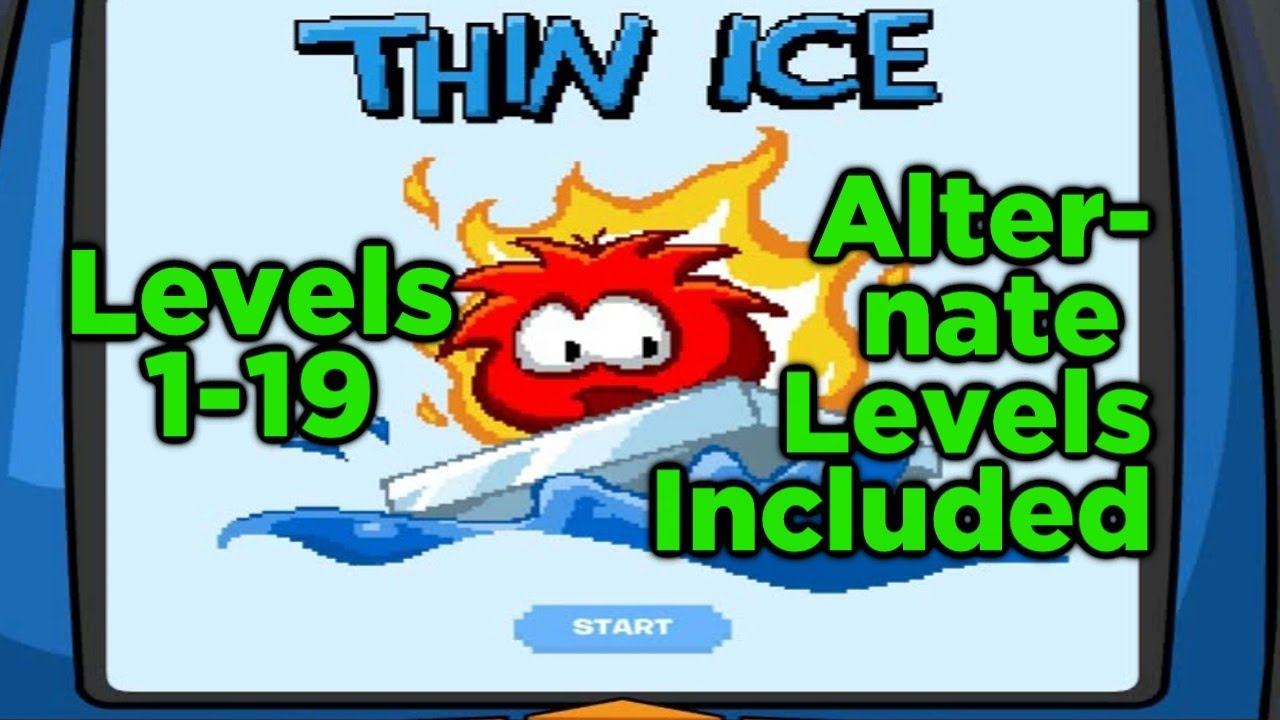 Thin Ice Levels 1-19 Alternate Levels Included | Club Penguin Rewritten