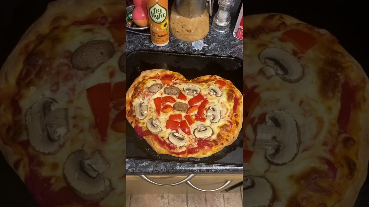 Making a Pizza (No Recipe Challenge) Part 2 (Valentine’s Day Special)
