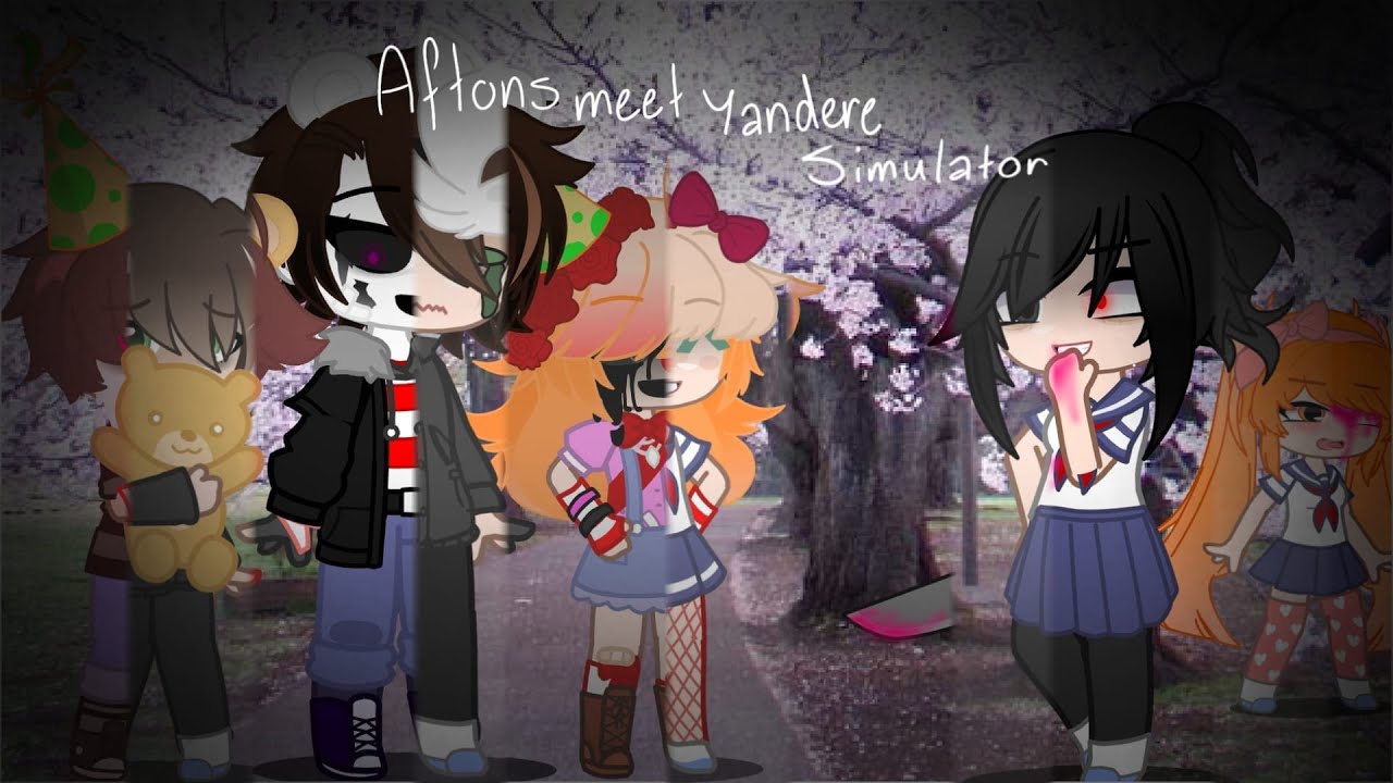 Afton Kids meet Yandere Simulator // Gacha Club // FNaF