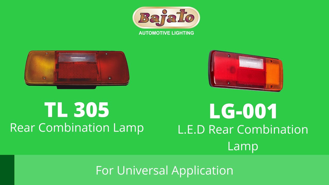 Tail Lamp Light Tata 4 Chambers. LED Tail Lamp for Tata Truck and Trailer. Bajato  TL 305, LG001