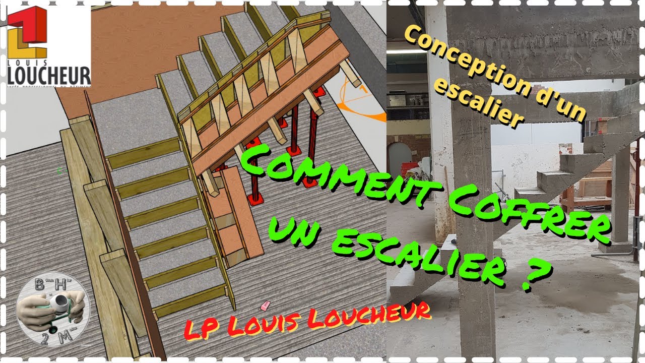 Comment faire un escalier béton #3 le coffrage