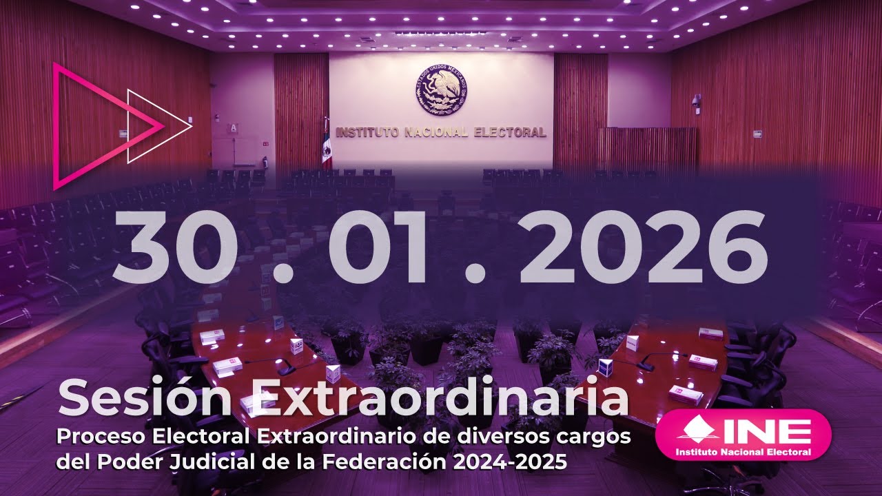 Sesión Extraordinaria del Consejo General PEEPJF (30/01/2026)
