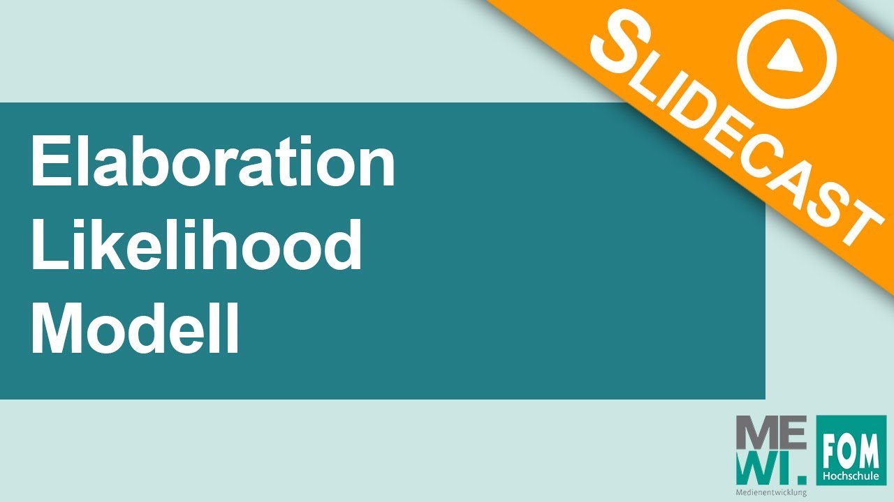 Elaboration Likelihood Modell | Video Based Learning