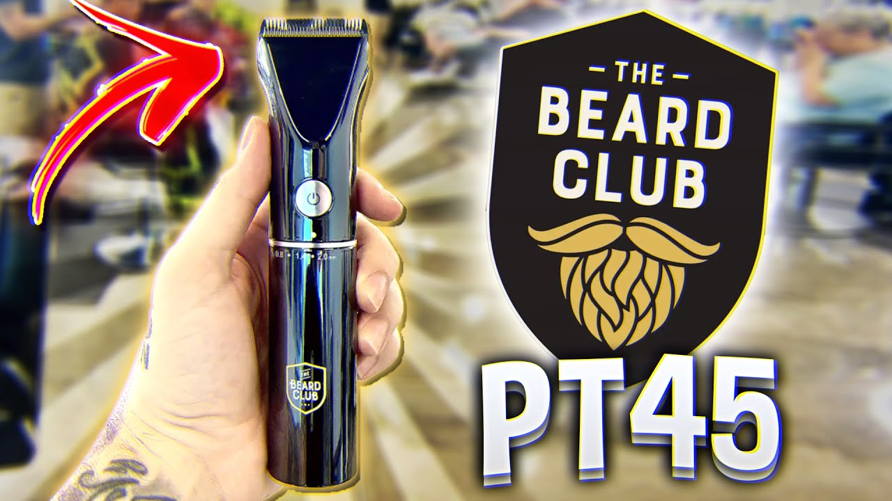 CUTTING HAIR WITH A BEARD TRIMMER!?!? Beard Club PT45