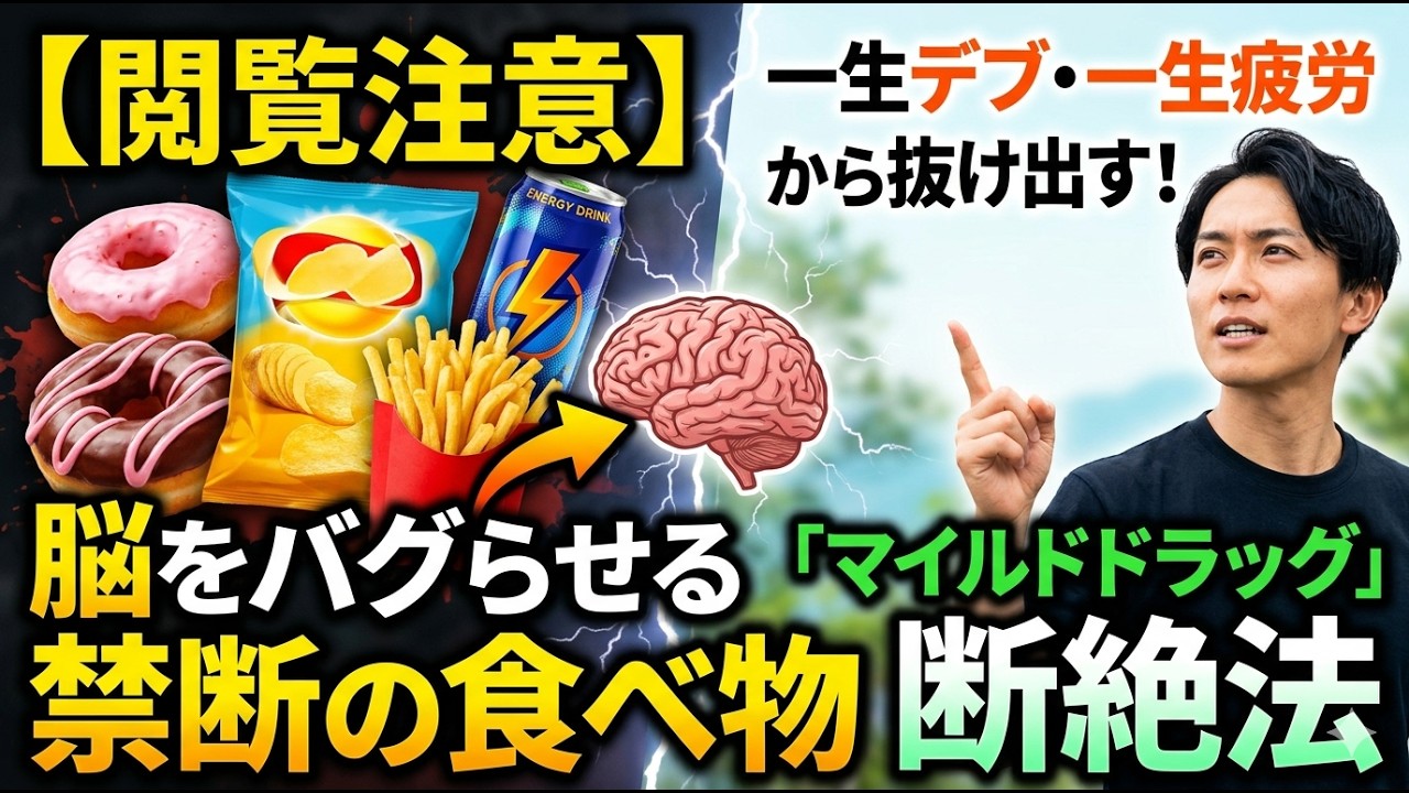 【警告】気づかないうちに脳が壊れる？身近に潜む「マイルドドラッグ」の恐怖と断ち切る方法