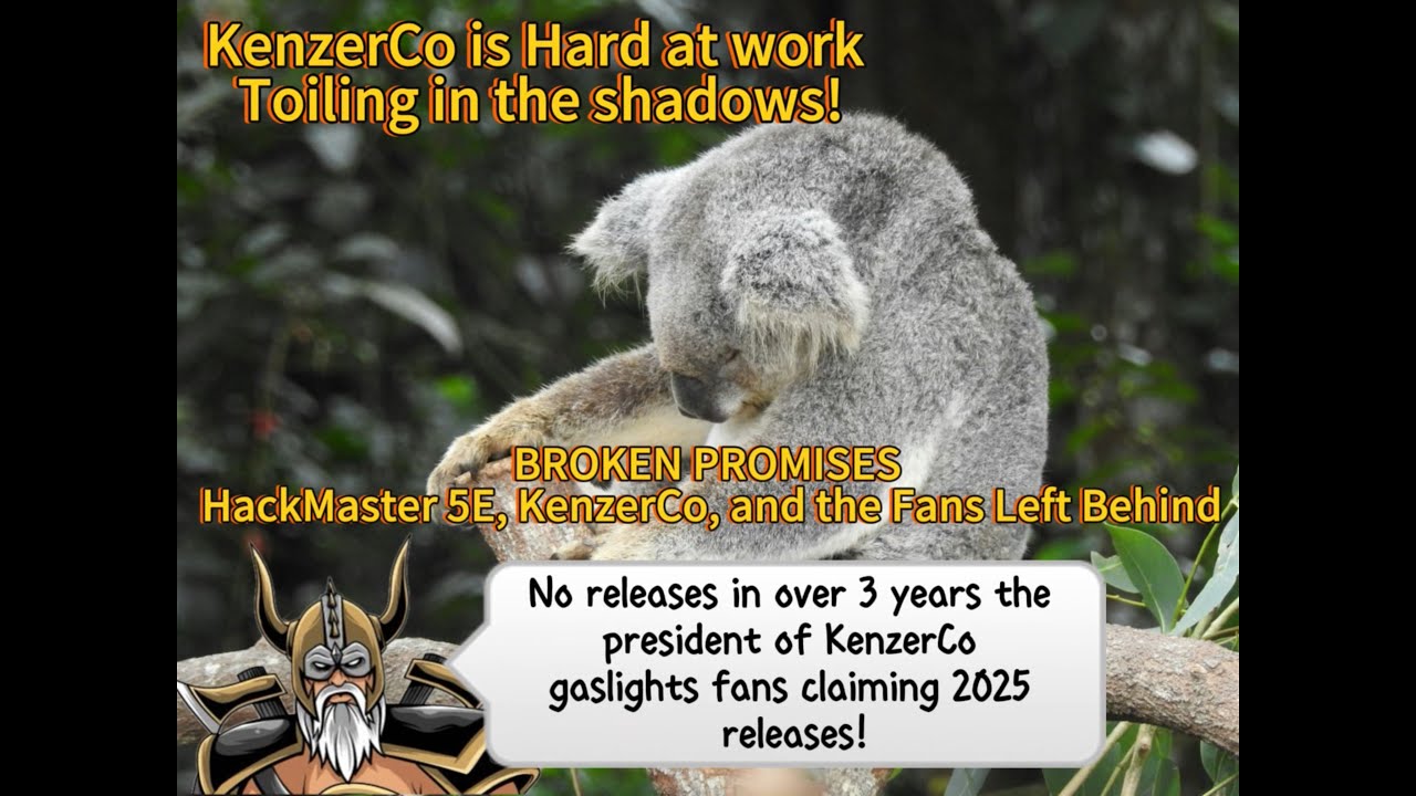 Broken Promises – HackMaster 5E, KenzerCo, and the Fans Left Behind