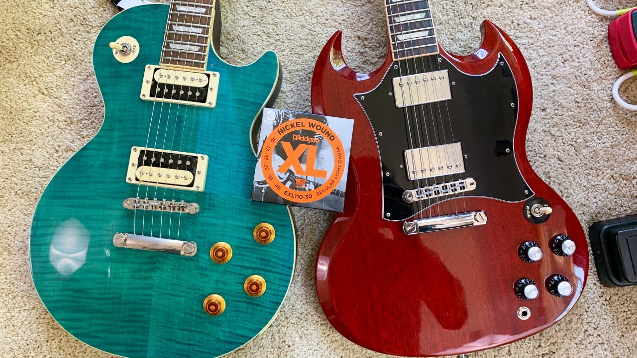 How To Restring A Les Paul / SG Guitar