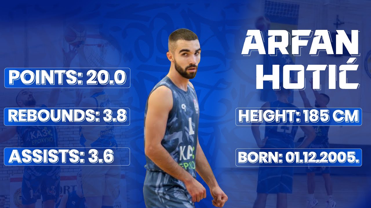 Arfan Hotić | Mid-Season 2025/26 Highlights | 20.0 PPG, 3.8 RPG, 3.6 APG