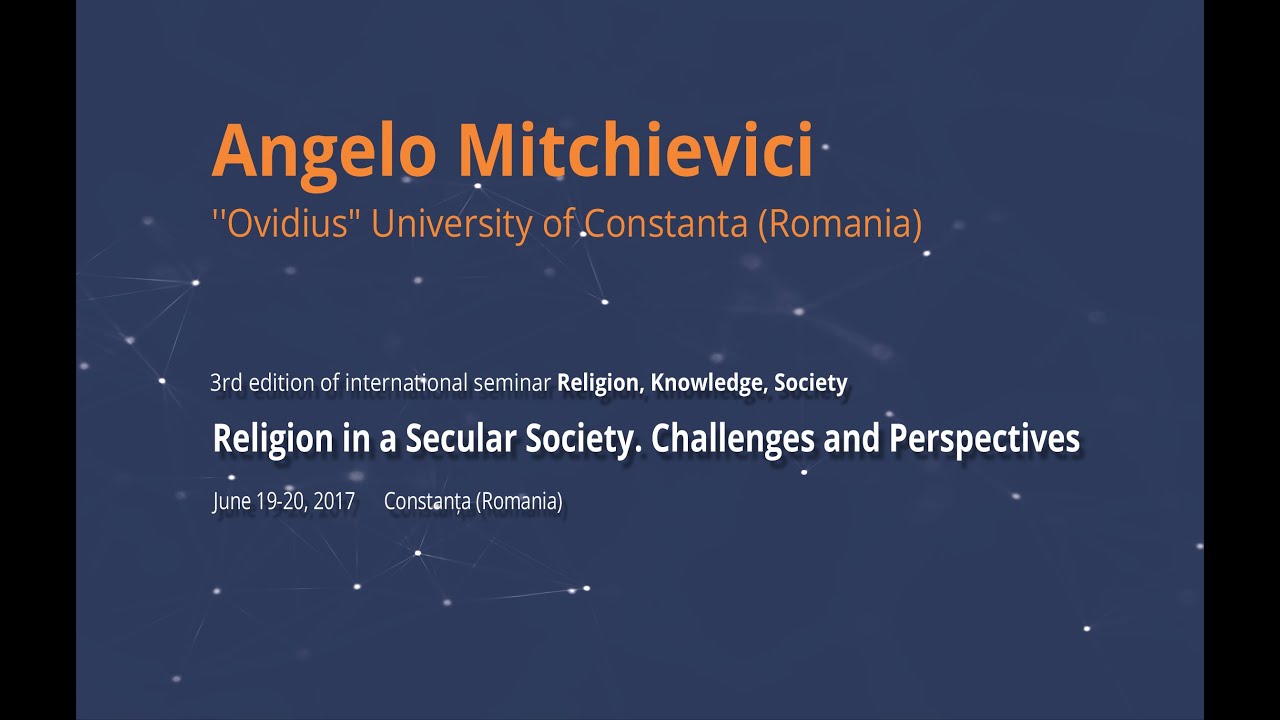 Dr. Angelo Mitchievici - ''Ovidius
