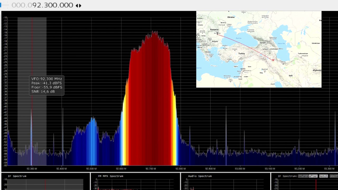 [Ionoscatter] IRIB Radio Iran from Mahneshan in Voluntari