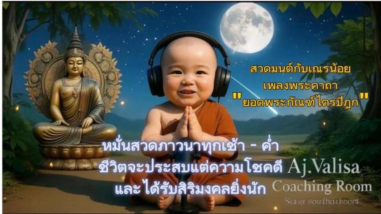 🙏สวดมนต์กับเณรน้อย-บทเพลงพระคาถายอดพระกัณฑ์ไตรปิฎก✨😌พุทธมนต์อันศักดิ์สิทธิ์เสริมมงคลชีวิต #อิติปิโส