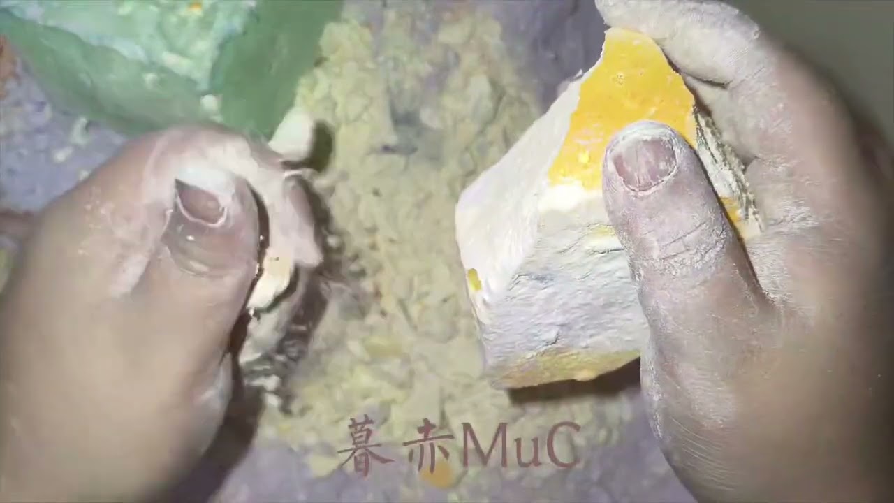 original  ｜→A basin of twice-dyed chalk