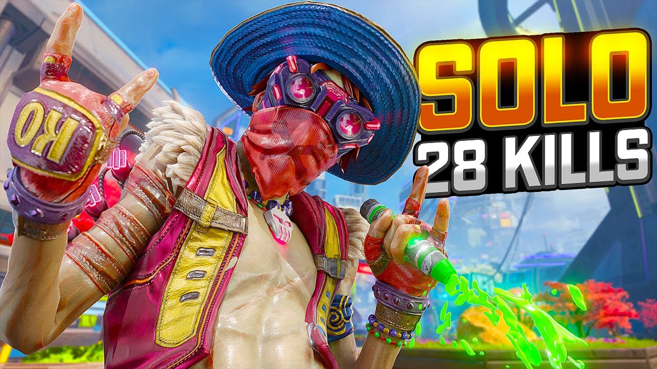 СОЛО Октейн &mdash; это ПОТРЯСАЮЩИЕ 28 УБИЙСТВ и 6 тыс. урона в геймплее Apex Legends