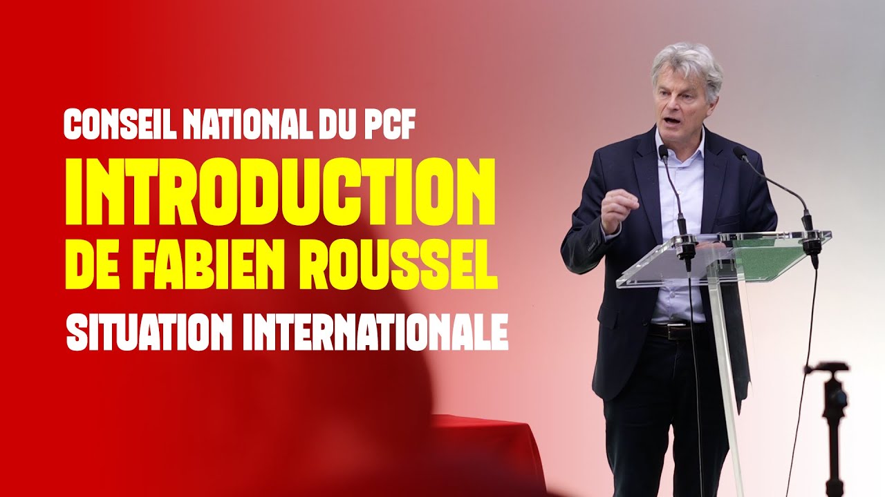Venezuela, OTAN, Ukraine, enjeux de paix : Fabien Roussel au Conseil national du PCF