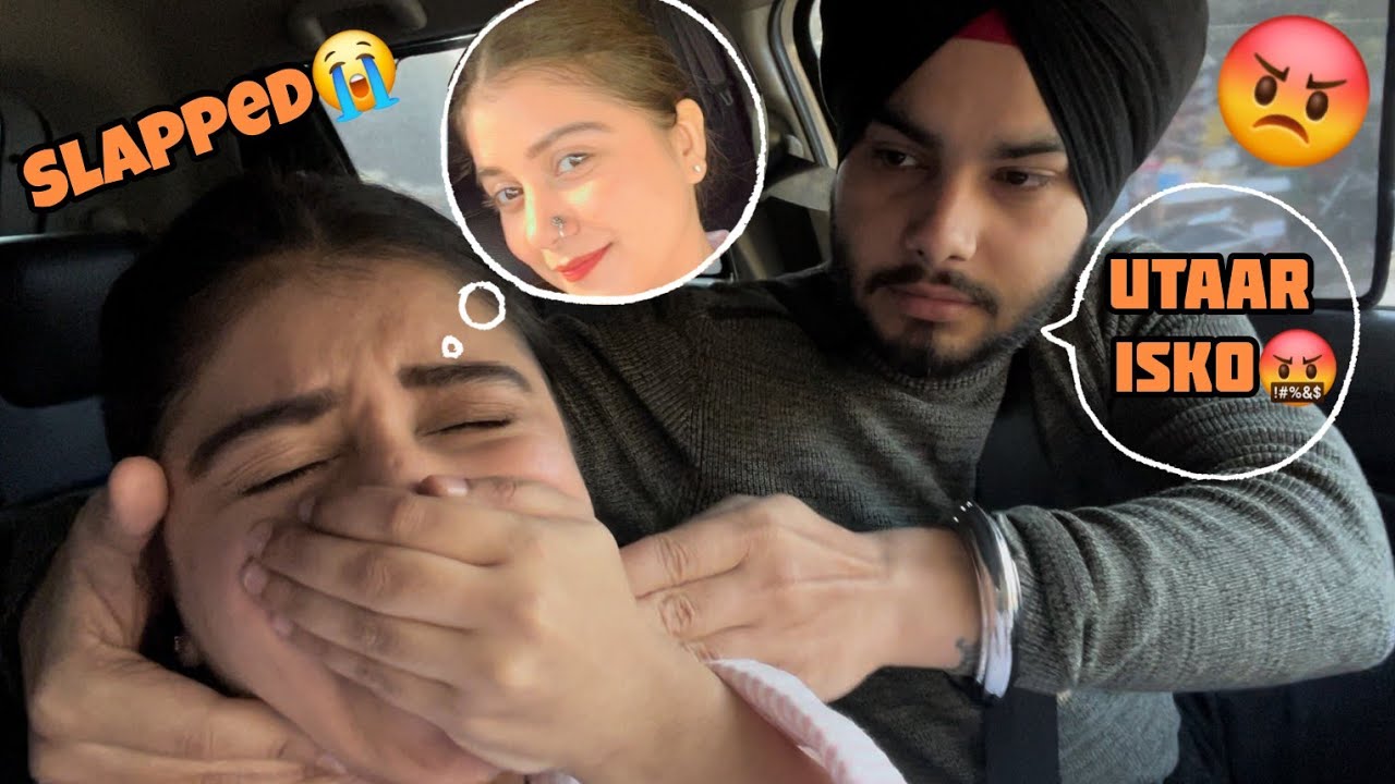 Piercing Prank on Boyfriend 🤣l He Got Super Angry🤬l Prank Went Wrong😰