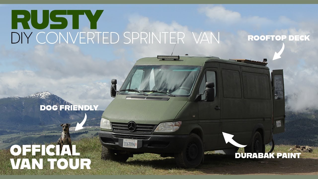 VAN TOUR | DIY UNDER 5k??  -  FULL WALKTHROUGH OF 2005 T1N SPRINTER