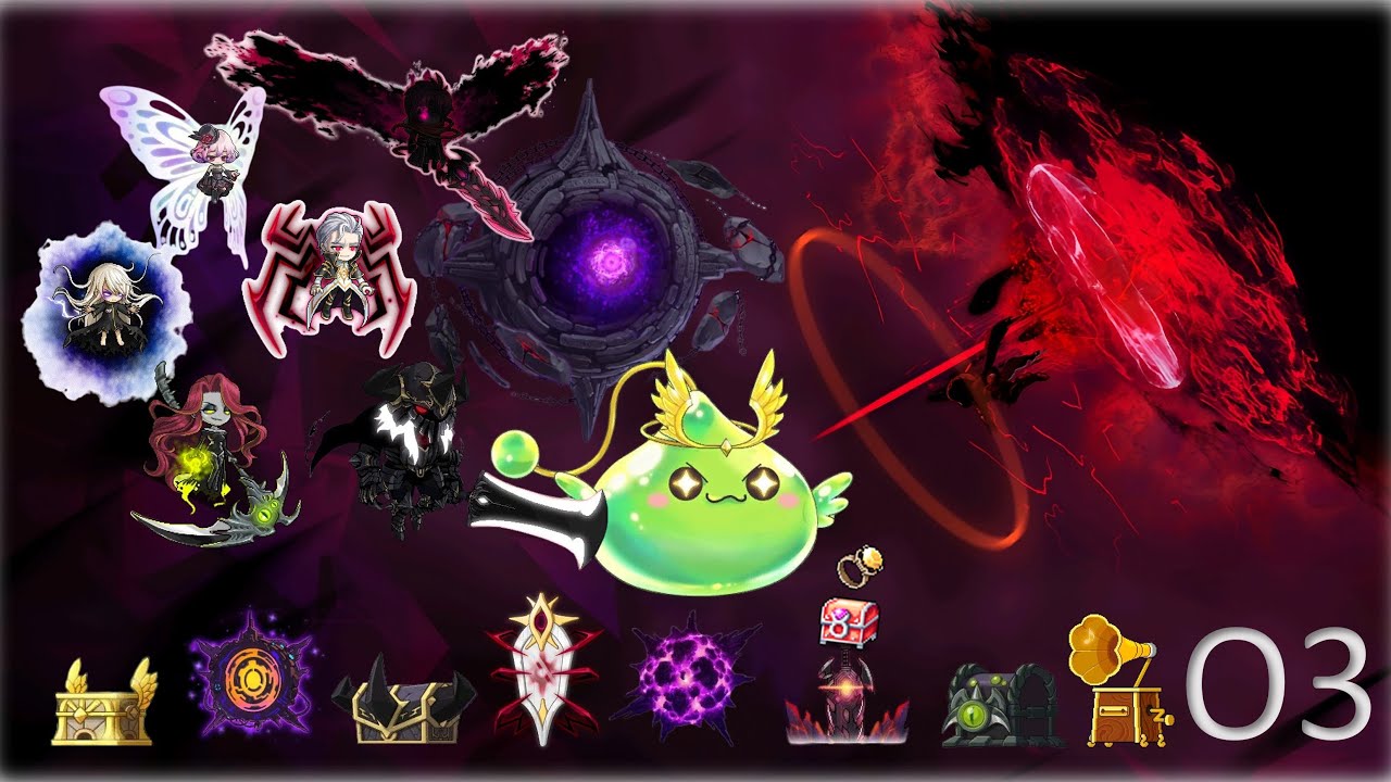 [MapleSea](YG Draco) 30mins for 8 Bosses 03