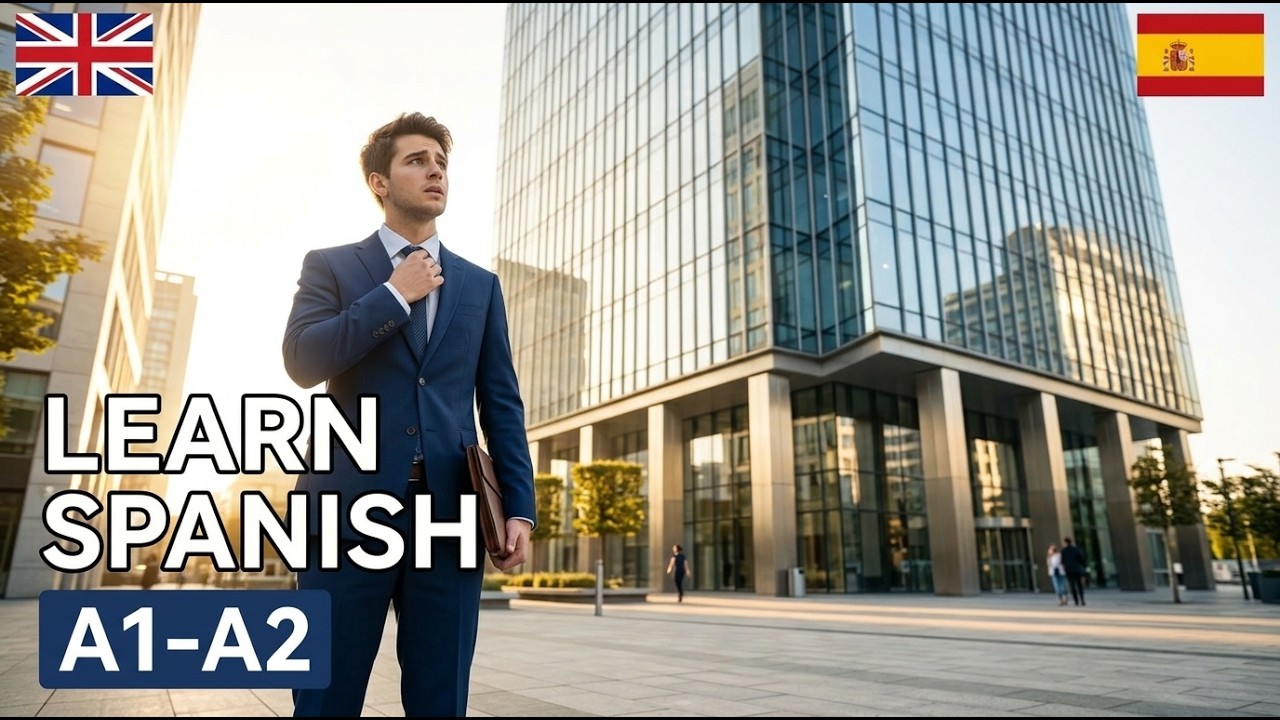LEARN SPANISH with Easy Story for beginners – The Job Interview(A1-A2)
